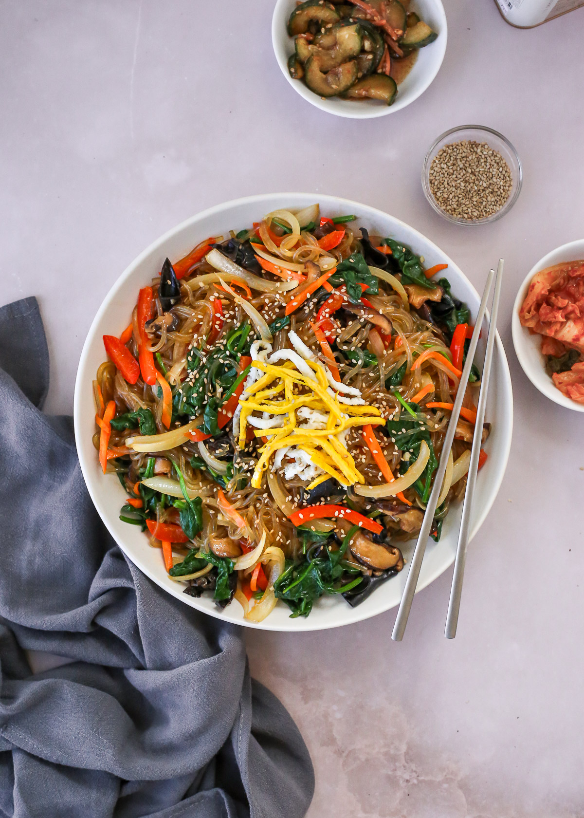 From Royal Courts to Your Table: Authentic Vegetarian Japchae Recipe